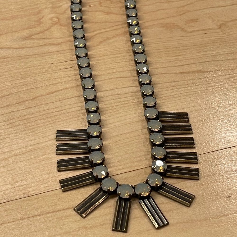 Loren Hope Arista Petite Necklace - Gray
